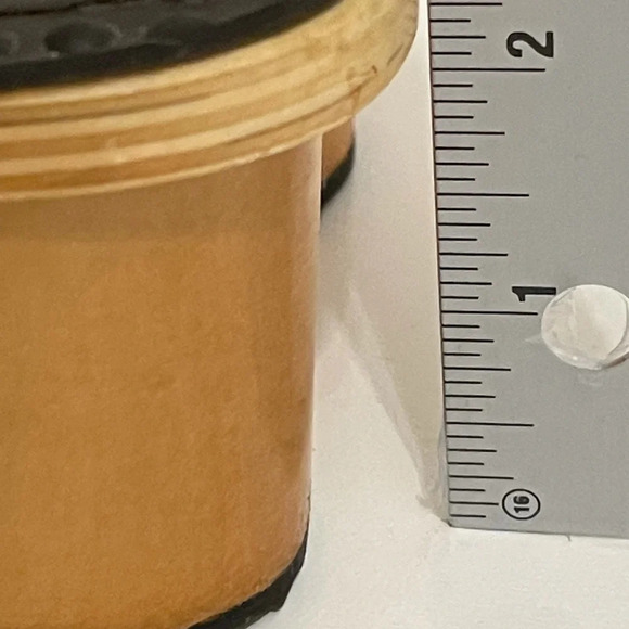 On Your Feet  6.5 Wood Textured Rubber Block Heel Thong Sandals size 6.5 - Picture 12 of 16